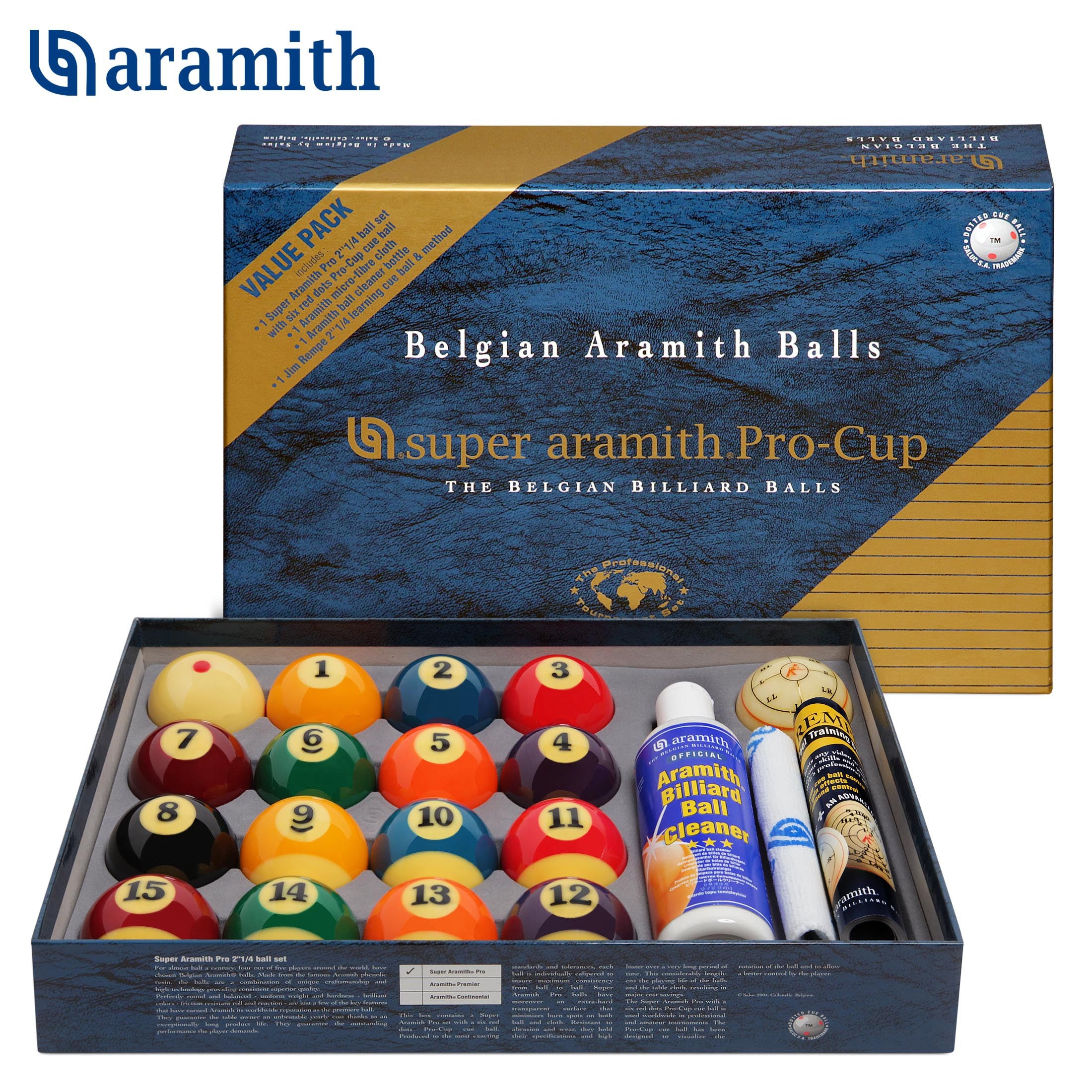Super Aramith Pro-Cup Value Pack 2 1/4
