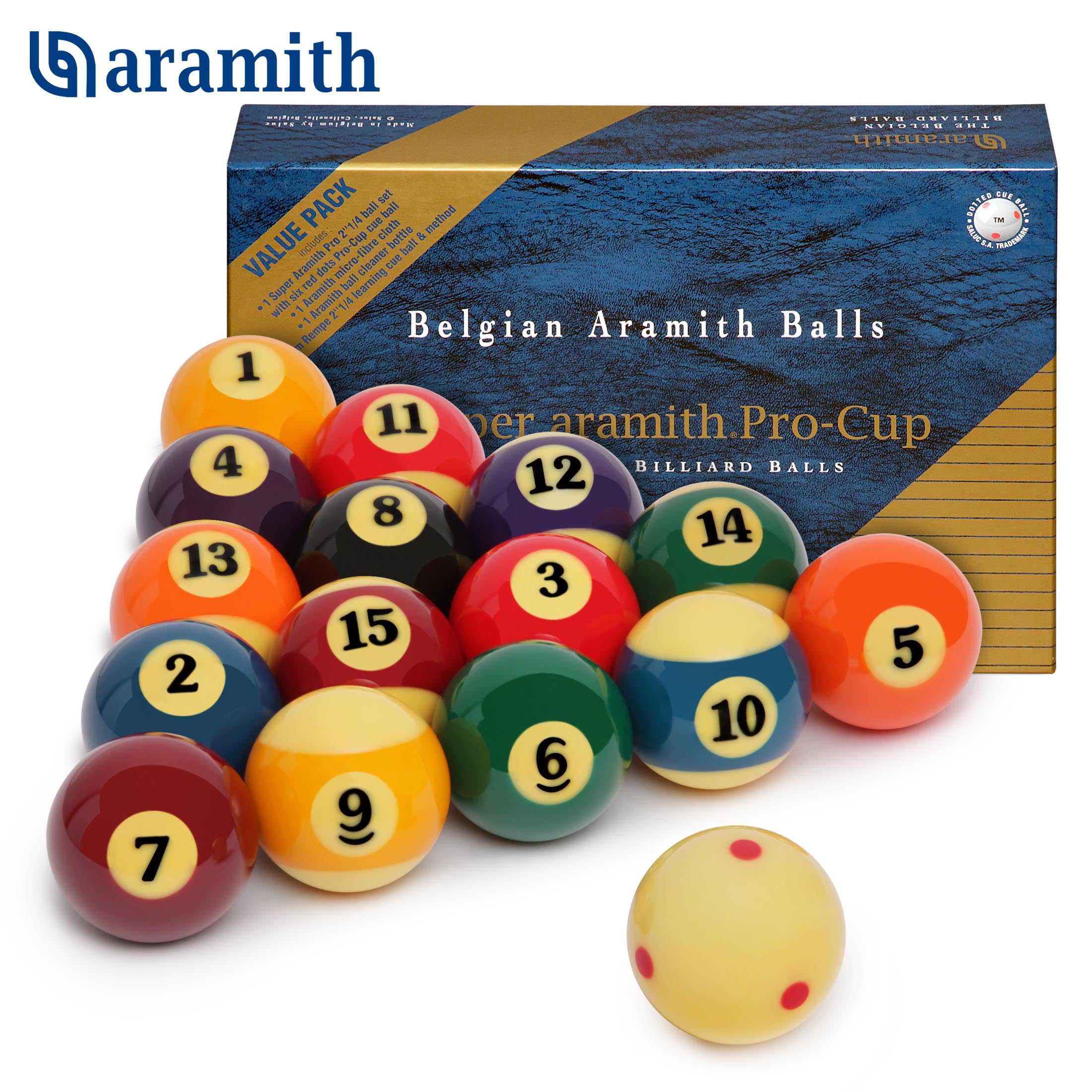Super Aramith Pro-Cup Value Pack 2 1/4