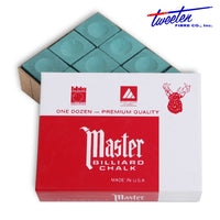 Master Billiard Chalk Spruce 12 pcs