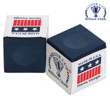 Silver Cup Billiard Chalk Navy 12 pcs