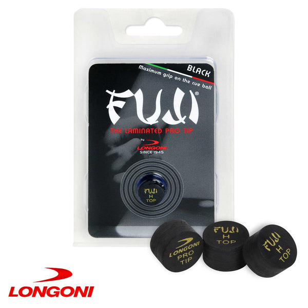 Longoni Fuji Black Cue Tip Ø13mm Hard 1 pc
