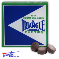 Triangle Cue Tip Ø12.5mm 50 pcs 1 box