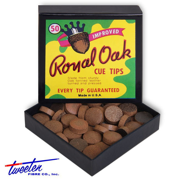 Royal Oak Cue Tip Ø12mm 50 pcs 1 box