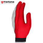 Fortuna Billiard Glove Classic Red/Black M/L