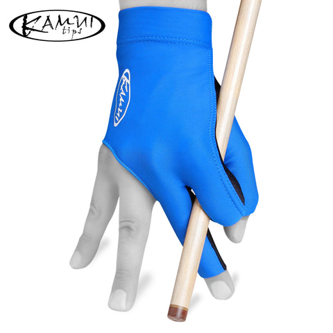 Kamui Billiard Glove QuickDry for Right Hand Blue XXL
