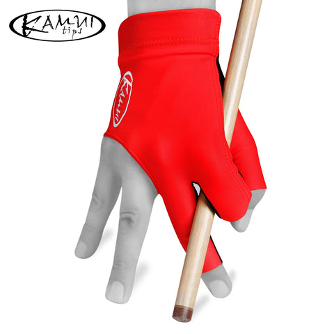 Kamui Billiard Glove QuickDry for Right Hand Red M