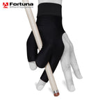 Fortuna Billiard Glove Pro Open fingers Black XL